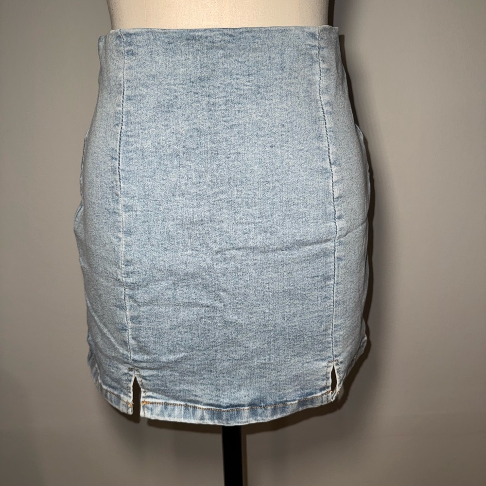 Denim Mini Skirt